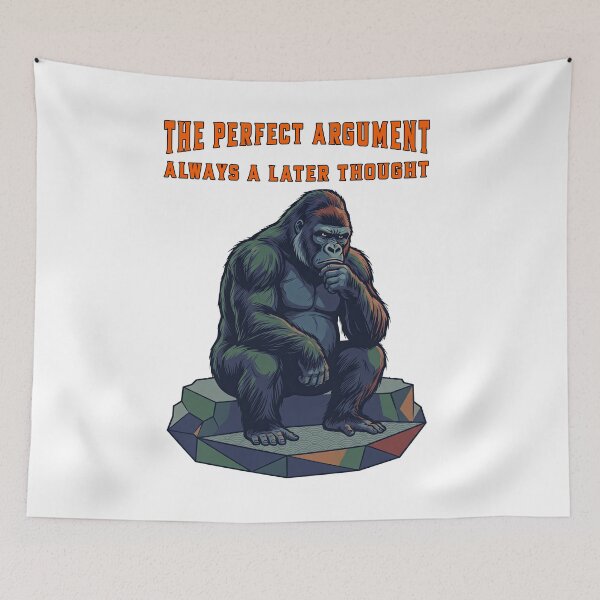 Item preview, Japanese zoo Kiyomasa Thinking Gorilla designed and sold by TeeARTHY.