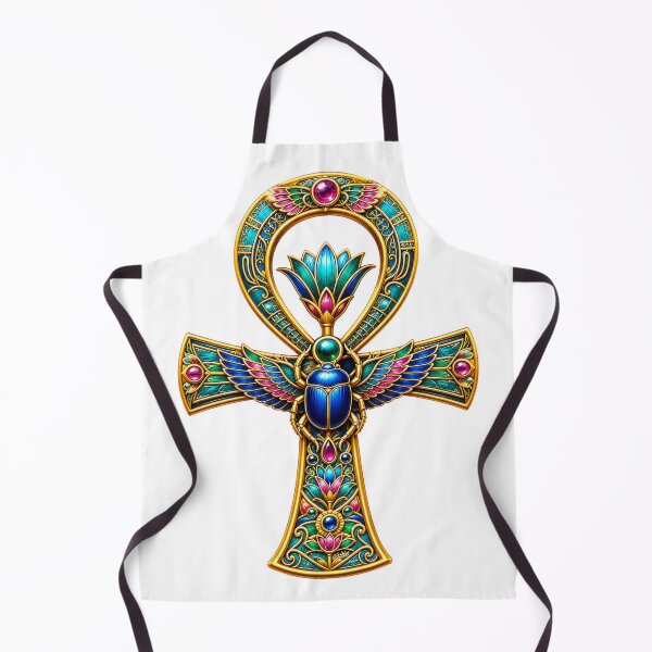 Item preview, Jeweled Ankh Scarab designed and sold by syotos-ai.