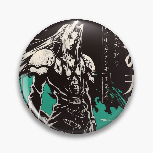 Item preview, Sephiroth Raging Duotone Flames  designed and sold by AnimeArsenalPrints.