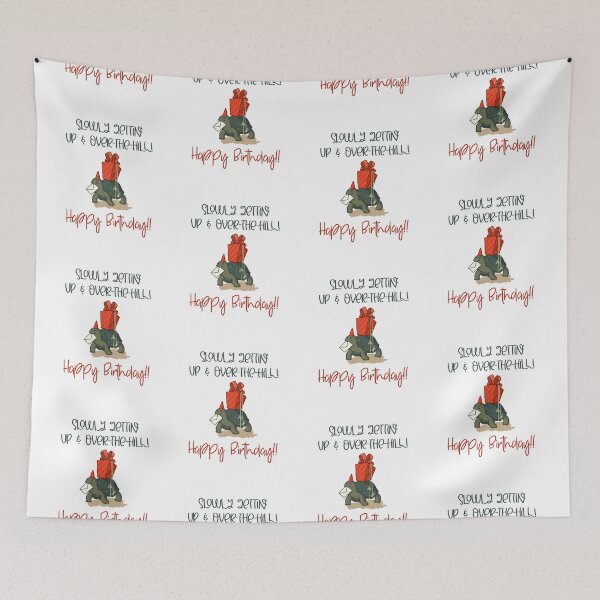Item preview, Slowly Gettin’ Up & Over-the-Hill! (on White) designed and sold by PawsitiveMum3.