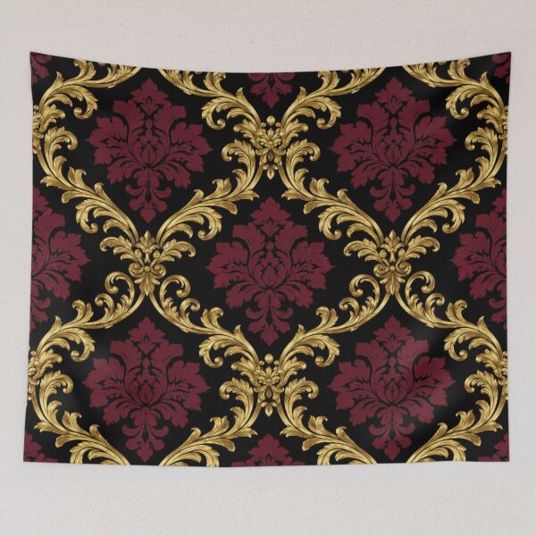 Item preview, Burgundy, Gold & Black Baroque designed and sold by DesignsByPrnces.