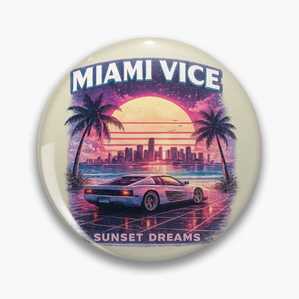 Item preview, Miami Vice Neon Sunset Dreams designed and sold by piketo.