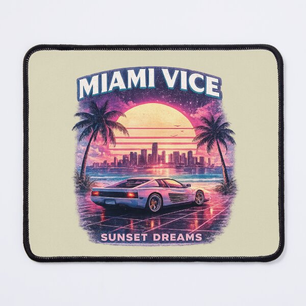 Item preview, Miami Vice Neon Sunset Dreams designed and sold by piketo.