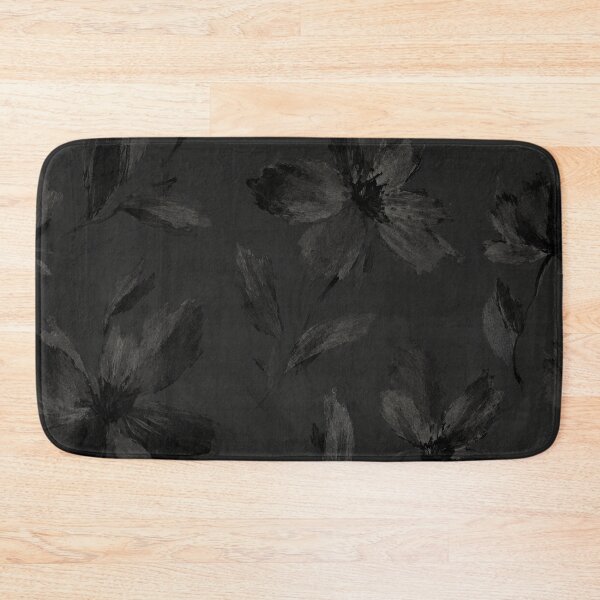 Item preview, Dark Charcoal Watercolor Floral Pattern designed and sold by Owcomm.
