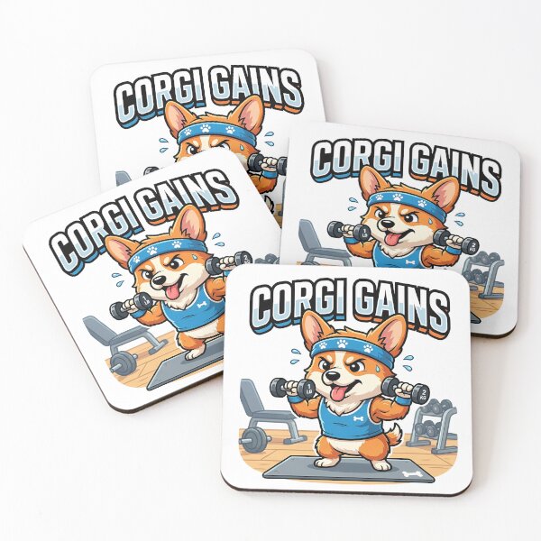 Item preview, Funny Corgi Gains Gym Shirt, Corgi Workout Fitness Tee, Funny Corgi Gift for Gym Lovers and Dog Owners designed and sold by Wearable Canvas...