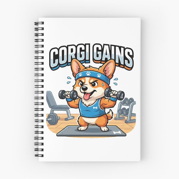 Item preview, Funny Corgi Gains Gym Shirt, Corgi Workout Fitness Tee, Funny Corgi Gift for Gym Lovers and Dog Owners designed and sold by Wearable Canvas...