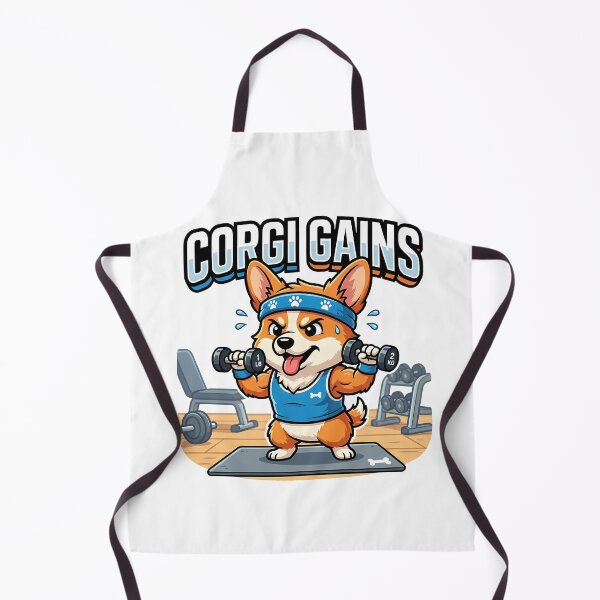 Item preview, Funny Corgi Gains Gym Shirt, Corgi Workout Fitness Tee, Funny Corgi Gift for Gym Lovers and Dog Owners designed and sold by Wearable Canvas...