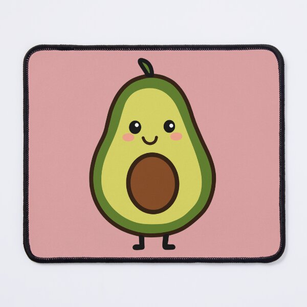 Item preview, Cute Smiling Avocado Sticker | Kawaii Avocado Character designed and sold by SunCraftStudio.