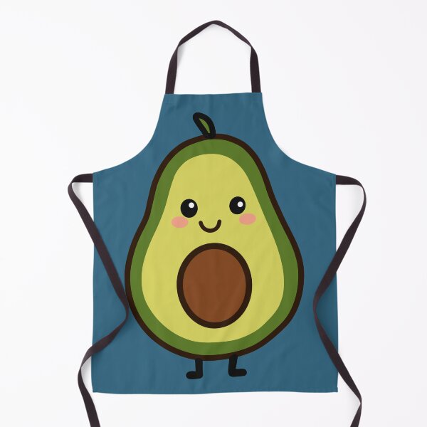 Item preview, Cute Smiling Avocado Sticker | Kawaii Avocado Character designed and sold by SunCraftStudio.