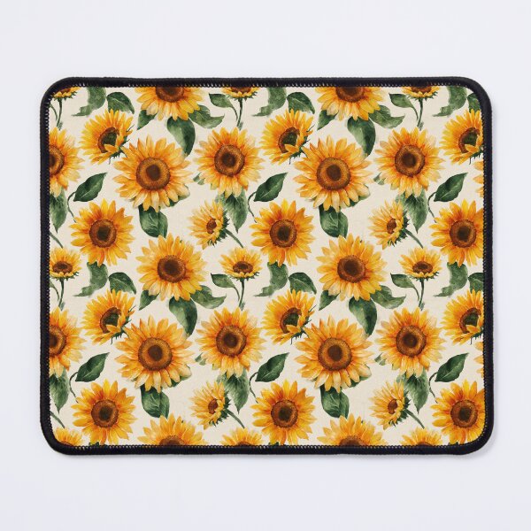 Item preview, Watercolor Sunflowers Golden Yellow Floral Pattern designed and sold by Patterns & Love .