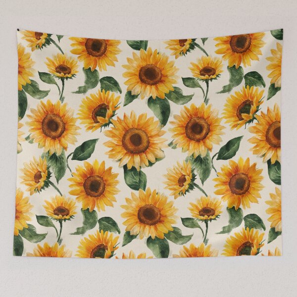 Item preview, Watercolor Sunflowers Golden Yellow Floral Pattern designed and sold by Patterns & Love .