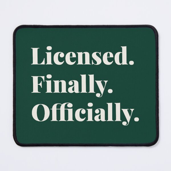 Item preview, Licensed Finally Officially School Psychologist Gift designed and sold by 2SDFromFine.