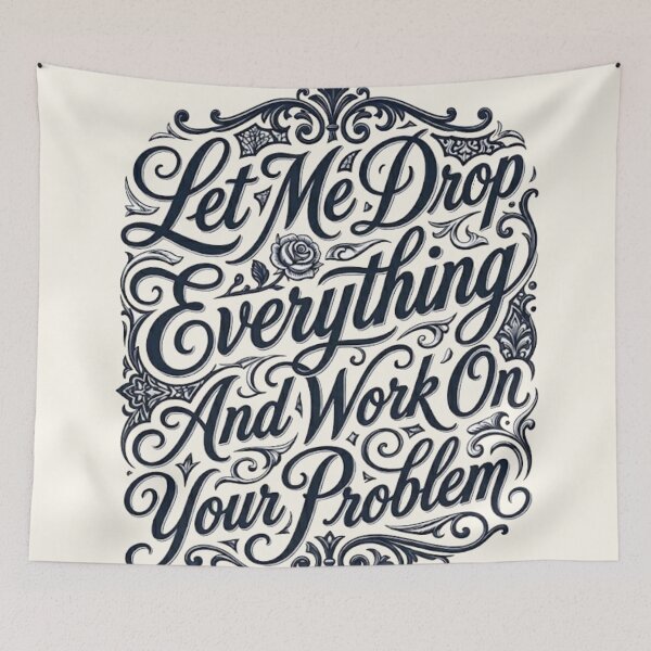 Item preview, Victorian Sarcastic Office Humor Elegant Quote designed and sold by MAGICKEY2024.