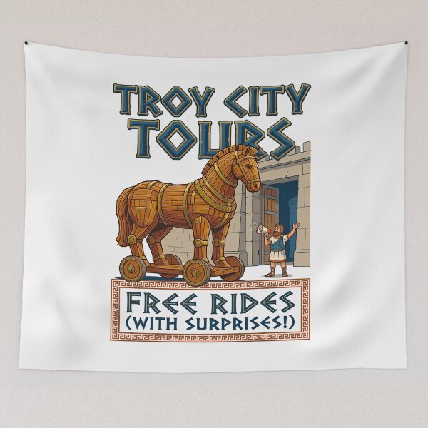 Item preview, Troy City Tours Free Rides With Surprises designed and sold by TeeARTHY.
