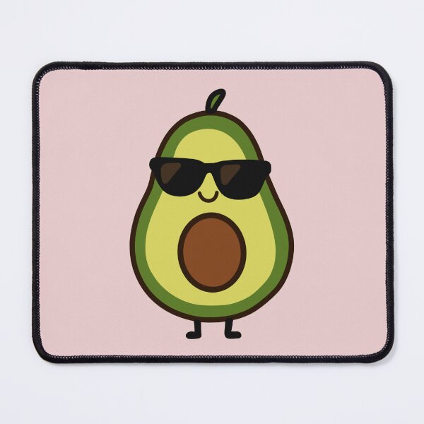 Item preview, Cool Avocado with Sunglasses Sticker | Kawaii Avocado Character designed and sold by SunCraftStudio.