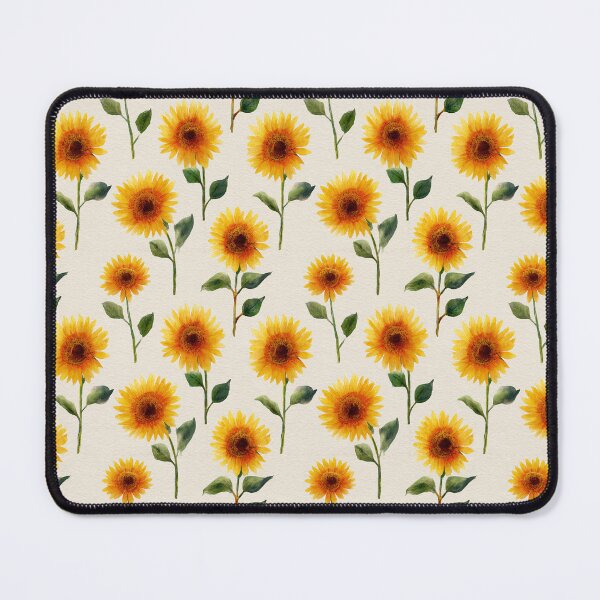 Item preview, Watercolor Sunflowers Golden Yellow Floral Pattern designed and sold by Patterns & Love .