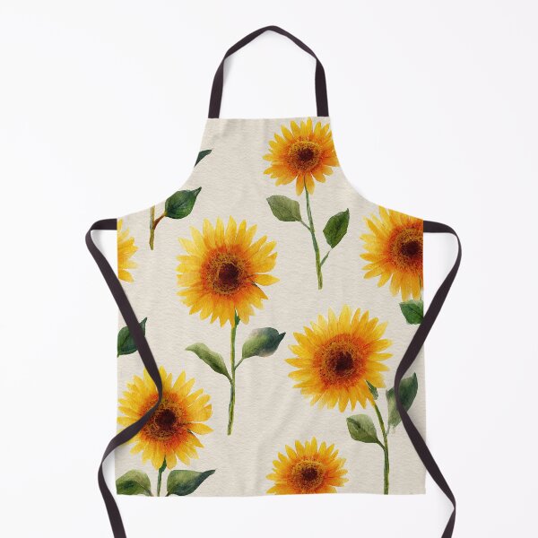 Item preview, Watercolor Sunflowers Golden Yellow Floral Pattern designed and sold by Patterns & Love .