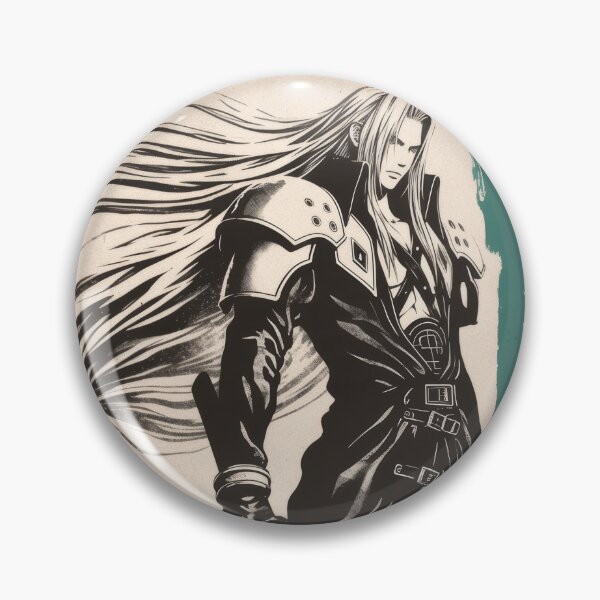 Item preview, Vintage Sephiroth Duotone designed and sold by AnimeArsenalPrints.