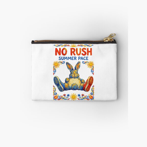 Item preview, No Rush Summer Pace Retro Bunny Vibes designed and sold by TeeARTHY.