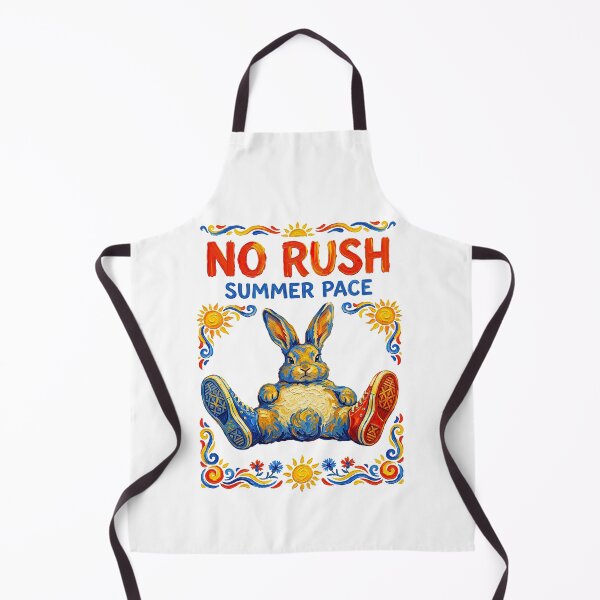 Item preview, No Rush Summer Pace Retro Bunny Vibes designed and sold by TeeARTHY.