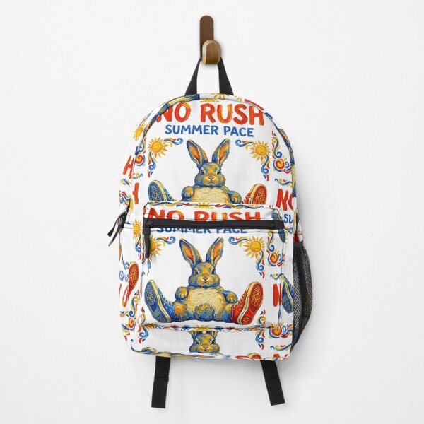 Item preview, No Rush Summer Pace Retro Bunny Vibes designed and sold by TeeARTHY.