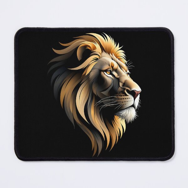 Item preview, Majestic Lion Head Wildlife Illustration designed and sold by UrbanPrts.