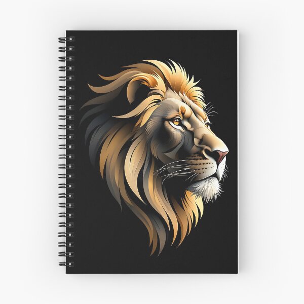 Item preview, Majestic Lion Head Wildlife Illustration designed and sold by UrbanPrts.