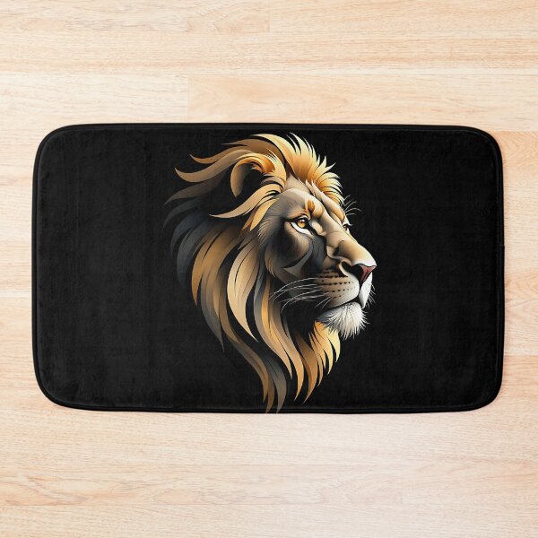 Item preview, Majestic Lion Head Wildlife Illustration designed and sold by UrbanPrts.