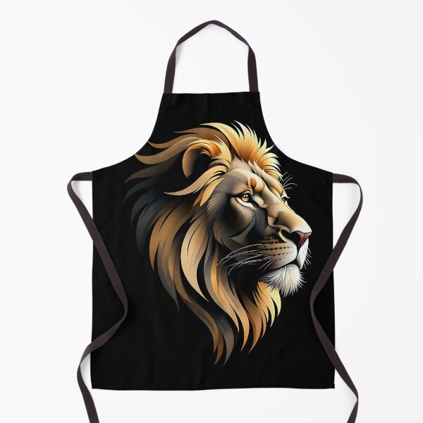 Item preview, Majestic Lion Head Wildlife Illustration designed and sold by UrbanPrts.