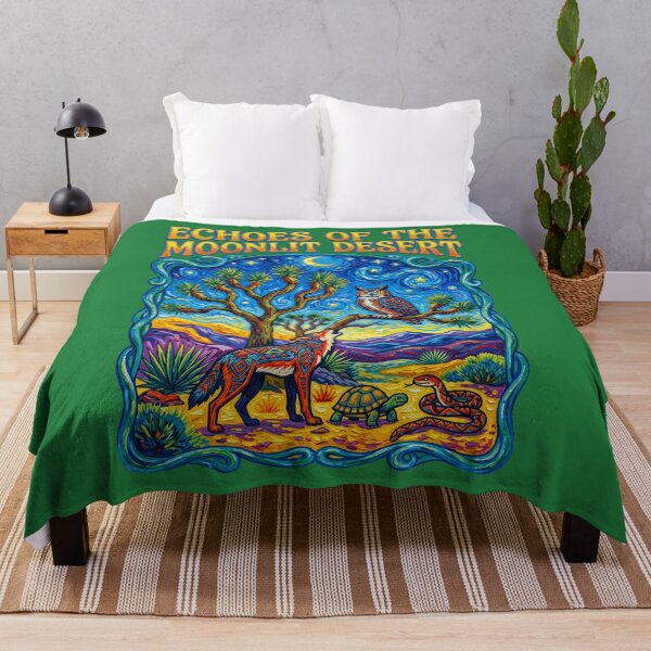 Item preview, Echoes Of The Moonlit Desert Night Art designed and sold by TeeARTHY.