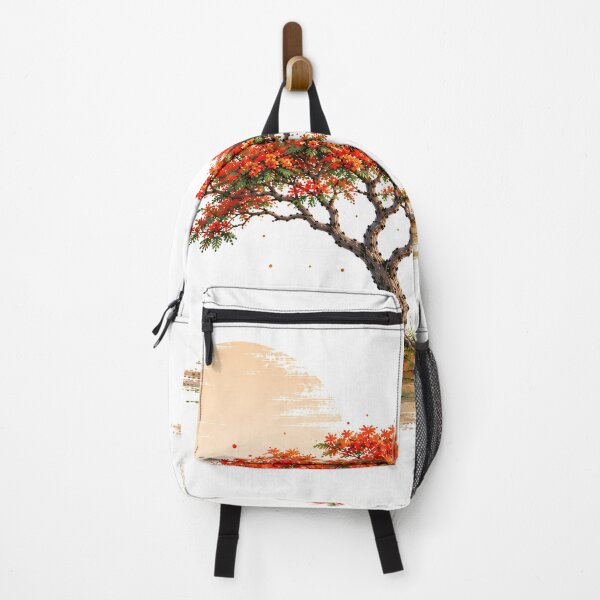 Item preview, Flame Blossom Tree Watercolor designed and sold by StudioBloodmoon.