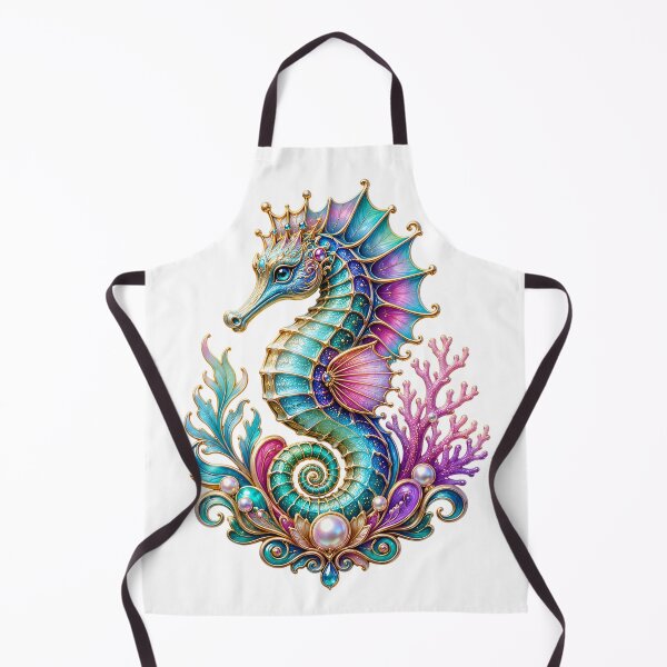 Item preview, Jeweled Seahorse Coral designed and sold by syotos-ai.