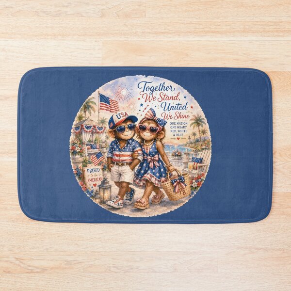 Item preview, Together We Stand, United We Shine™ | Palm Beach Monkey Summer Collection designed and sold by TeelieTurner.