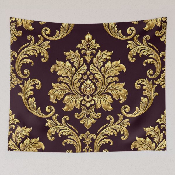 Item preview, Merlot & Gold Baroque designed and sold by DesignsByPrnces.