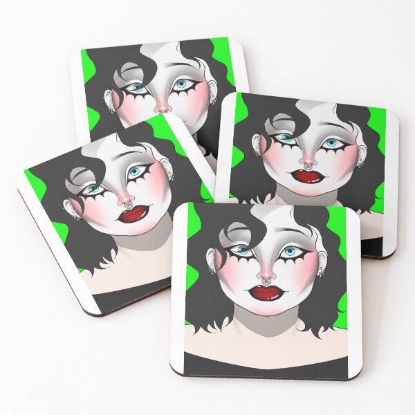 Item preview, goth makeup girl designed and sold by bunnydop.