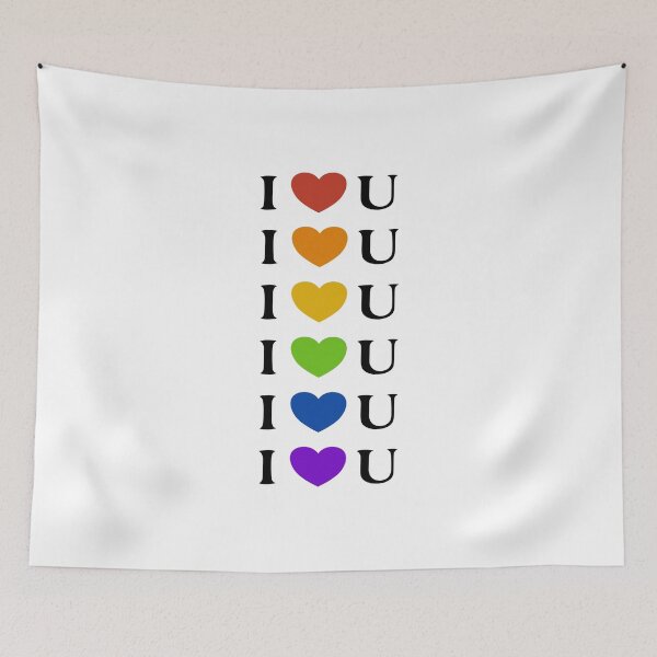 Item preview, I love U rainbow designed and sold by Inspirationmotivation.
