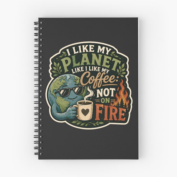 Item preview, I Like My Planet Like I Like My Coffee: Not On Fire designed and sold by Stylishly Eco.