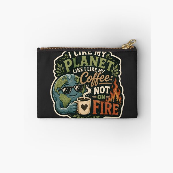 Item preview, I Like My Planet Like I Like My Coffee: Not On Fire designed and sold by Stylishly Eco.