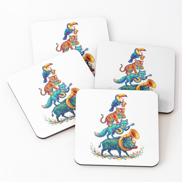 Item preview, Wild Animal Band Playing Jazz Music designed and sold by TeeARTHY.