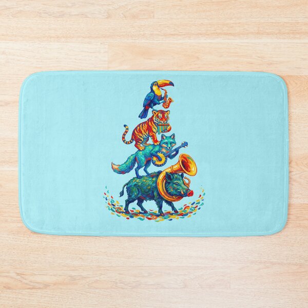 Item preview, Wild Animal Band Playing Jazz Music designed and sold by TeeARTHY.