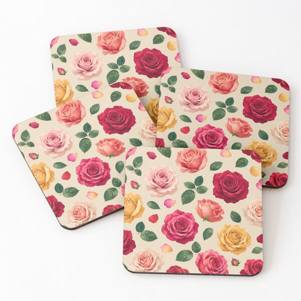 Item preview, Yellow Rose Floral Pattern | Bright Botanical Design designed and sold by Islabonita..