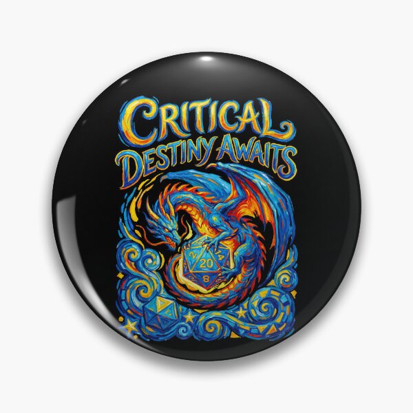 Item preview, Critical Destiny Awaits Dragon Dice   designed and sold by TeeARTHY.