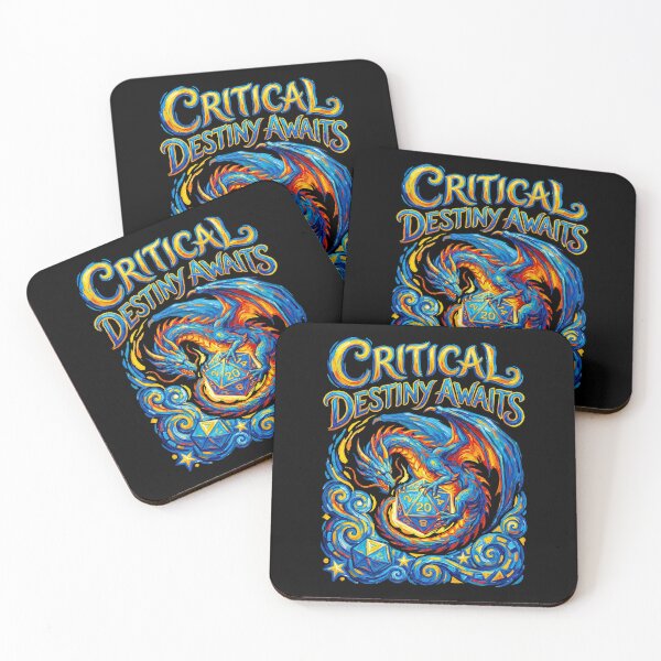 Item preview, Critical Destiny Awaits Dragon Dice   designed and sold by TeeARTHY.