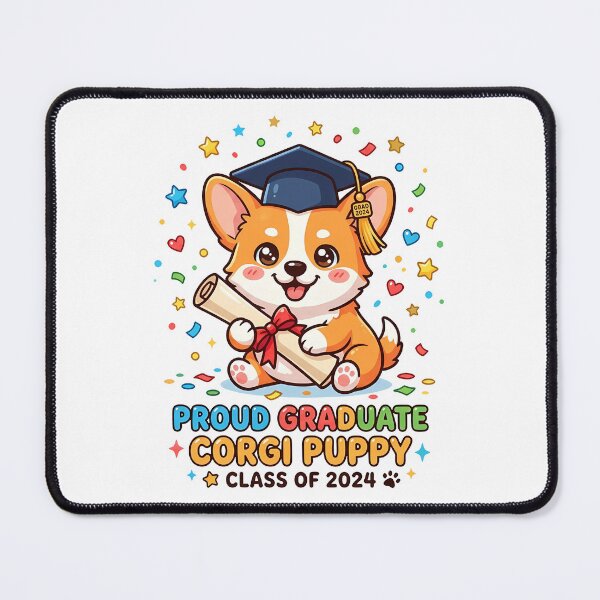 Item preview, Cute Corgi Graduation Shirt, Proud Graduate Corgi Puppy Class of 2024 Tee, Funny Corgi Gift for Graduation designed and sold by Wearable Canvas...