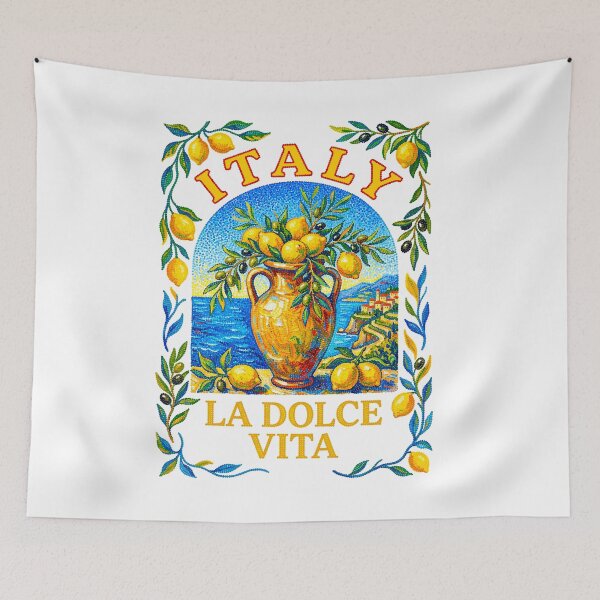 Item preview, Italy La Dolce Vita Lemon Harvest designed and sold by TeeARTHY.