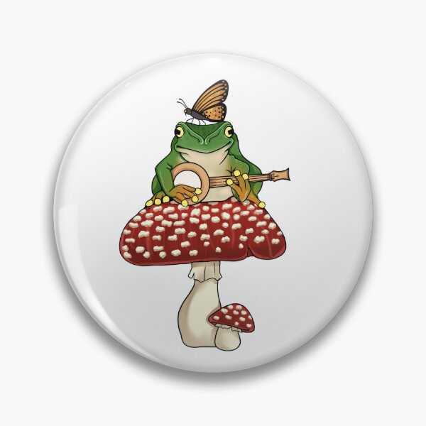 Item preview, Frog on a Mushroom designed and sold by FountainofStars.