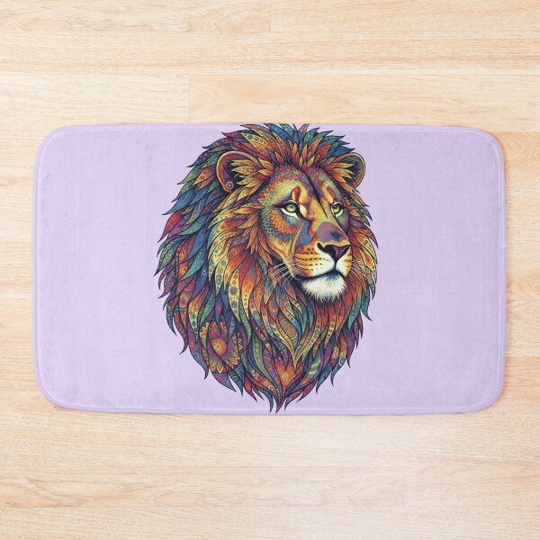 Item preview, Lion Mandala Portrait - Ornate Psychedelic Leo Art designed and sold by Exquisite Design Studio „Paculówka”.