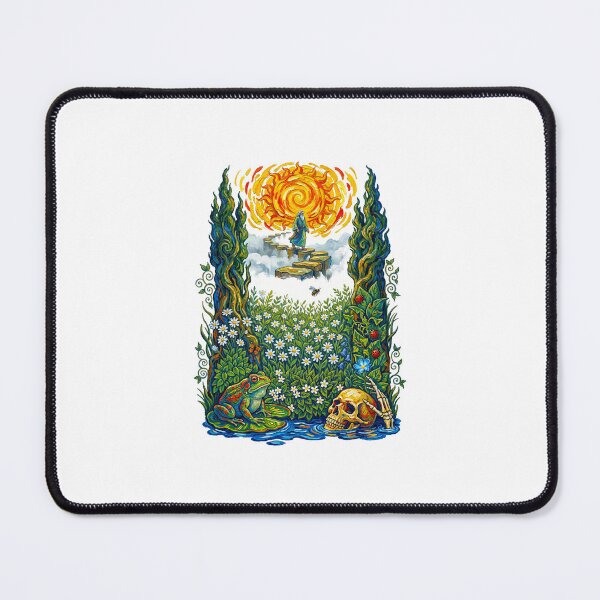 Item preview, Secret Garden Skull Nature Memento Mori designed and sold by TeeARTHY.