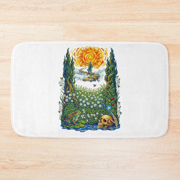 Item preview, Secret Garden Skull Nature Memento Mori designed and sold by TeeARTHY.
