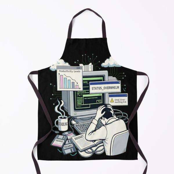 Item preview, STATUS_OVERWHELM – Adulting.exe Fatal Error designed and sold by Jankes88.